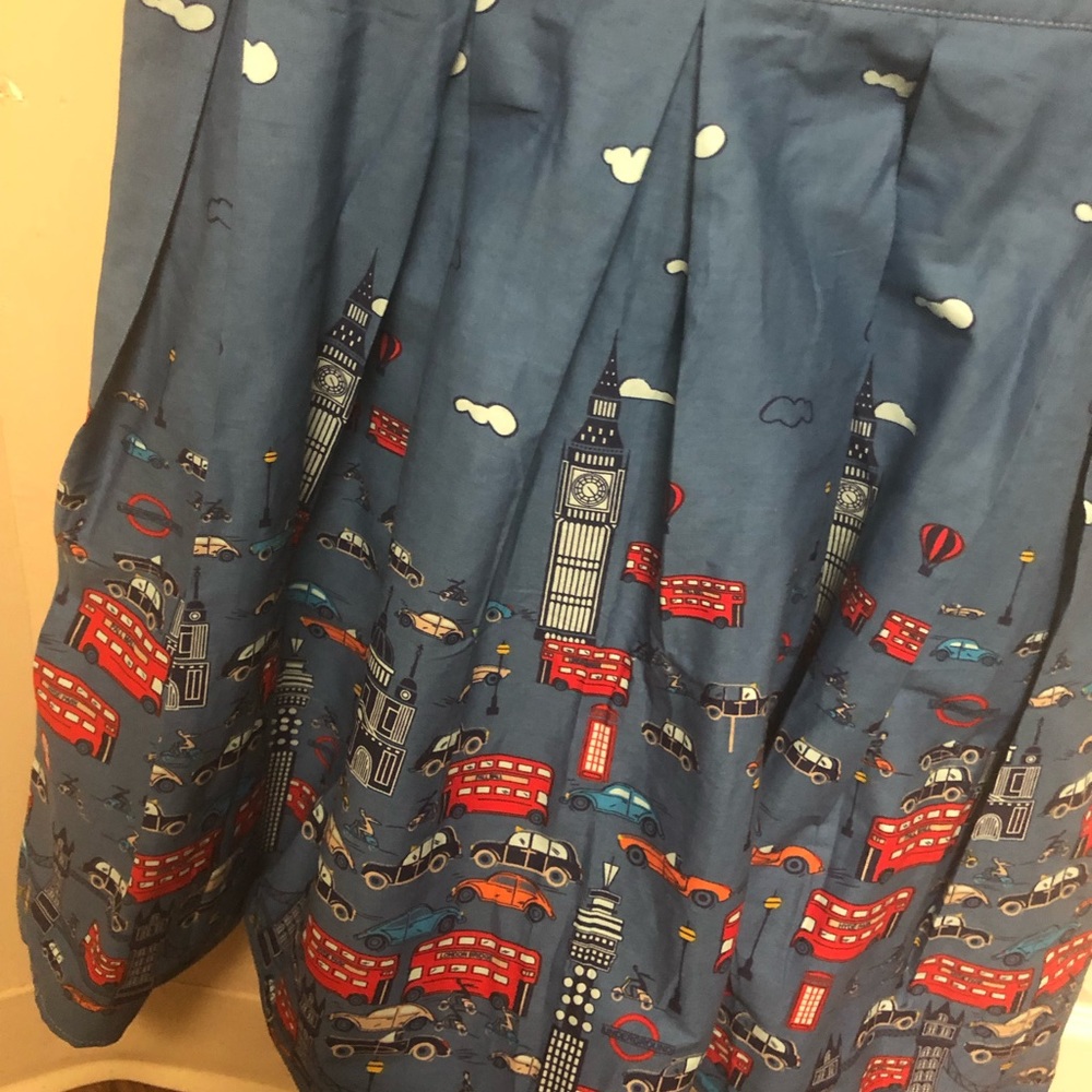 Pleaded London Skirt